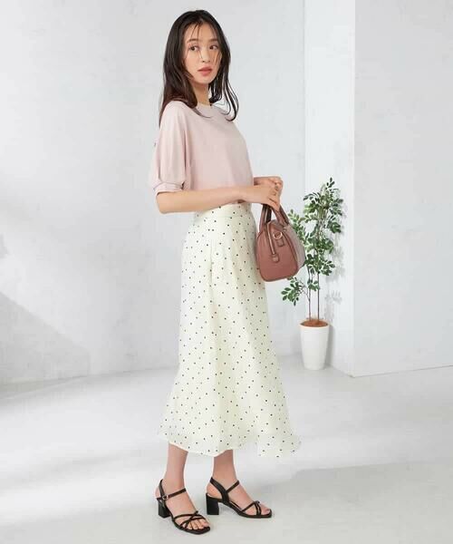 a.v.v / アー・ヴェ・ヴェ カットソー | 【接触冷感/UVカット/吸水速乾】チャームネックパフスリーブトップス | 詳細7