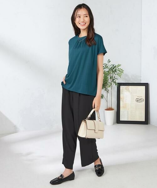 a.v.v / アー・ヴェ・ヴェ カットソー | 【接触冷感/速乾/UVカット】ギャザーネックフレンチスリーブカットソー | 詳細26