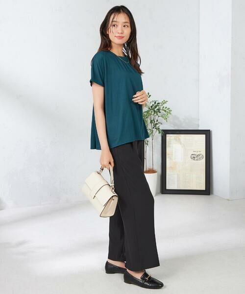 a.v.v / アー・ヴェ・ヴェ カットソー | 【接触冷感/速乾/UVカット】ギャザーネックフレンチスリーブカットソー | 詳細27