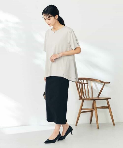 a.v.v / アー・ヴェ・ヴェ カットソー | バックフレアドッキングカットソー | 詳細18