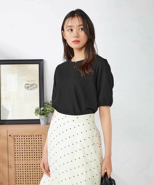 a.v.v / アー・ヴェ・ヴェ カットソー | チャームネックサッカートップス | 詳細10