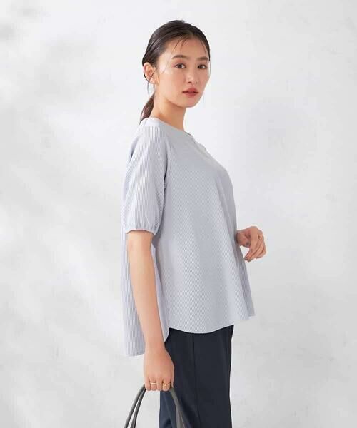 a.v.v / アー・ヴェ・ヴェ カットソー | チャームネックサッカートップス | 詳細3