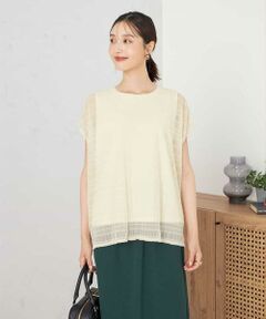 a.v.v / アー・ヴェ・ヴェ カットソー | マジョリカプリーツトップス