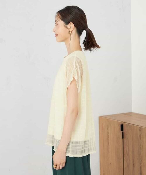 a.v.v / アー・ヴェ・ヴェ カットソー | マジョリカプリーツトップス | 詳細14