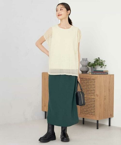 a.v.v / アー・ヴェ・ヴェ カットソー | マジョリカプリーツトップス | 詳細4