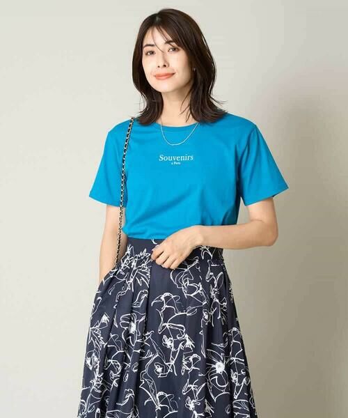 a.v.v / アー・ヴェ・ヴェ カットソー | 【接触冷感】プチロゴTシャツ | 詳細1