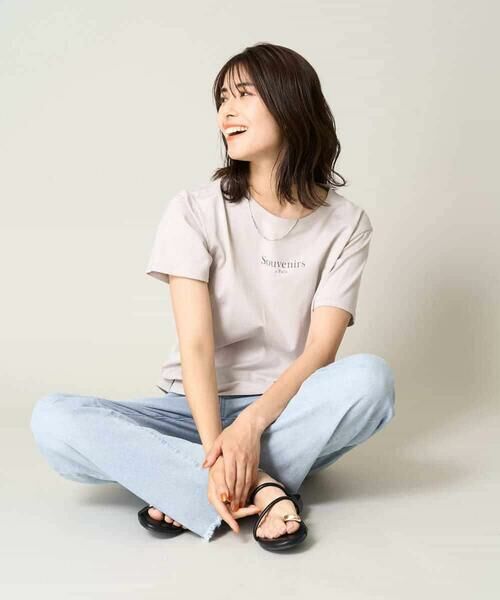 a.v.v / アー・ヴェ・ヴェ カットソー | 【接触冷感】プチロゴTシャツ | 詳細24