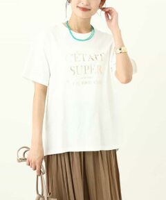 a.v.v / アー・ヴェ・ヴェ カットソー | 【接触冷感】大人のゆるロゴTシャツ