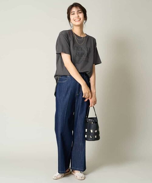 a.v.v / アー・ヴェ・ヴェ カットソー | 【接触冷感】大人のゆるロゴTシャツ | 詳細19