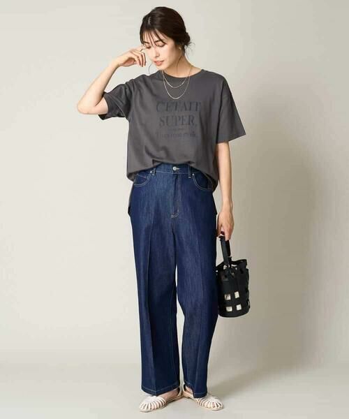 a.v.v / アー・ヴェ・ヴェ カットソー | 【接触冷感】大人のゆるロゴTシャツ | 詳細20