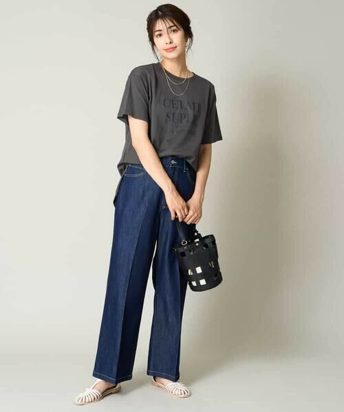 a.v.v / アー・ヴェ・ヴェ カットソー | 【接触冷感】大人のゆるロゴTシャツ | 詳細21