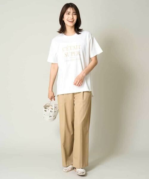 a.v.v / アー・ヴェ・ヴェ カットソー | 【接触冷感】大人のゆるロゴTシャツ | 詳細7