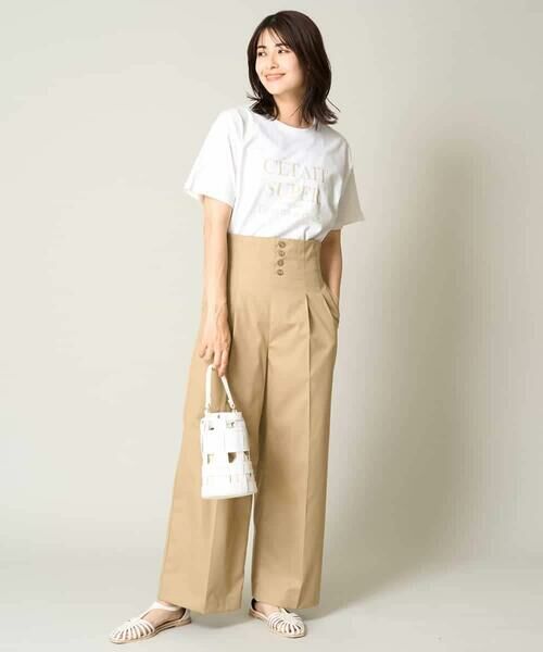 a.v.v / アー・ヴェ・ヴェ カットソー | 【接触冷感】大人のゆるロゴTシャツ | 詳細9