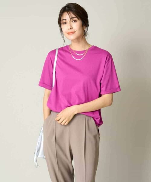 a.v.v / アー・ヴェ・ヴェ カットソー | 【コットン100％】大人のハーフスリーブTシャツ | 詳細1