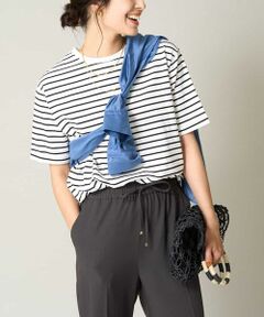 a.v.v / アー・ヴェ・ヴェ カットソー | 大人のハーフスリーブボーダーTシャツ