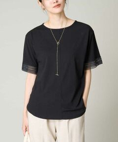 a.v.v / アー・ヴェ・ヴェ カットソー | 幾何レースゆるトップス