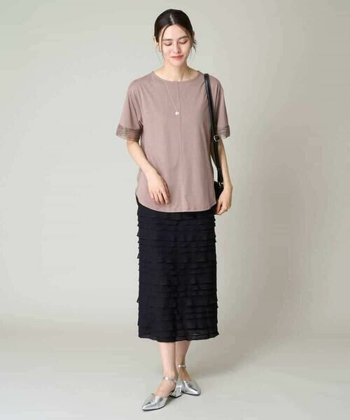 a.v.v / アー・ヴェ・ヴェ カットソー | 幾何レースゆるトップス | 詳細5