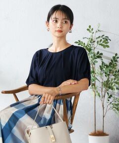 a.v.v / アー・ヴェ・ヴェ カットソー | 【接触冷感/UVカット/吸水速乾】タックチュニックカットソー