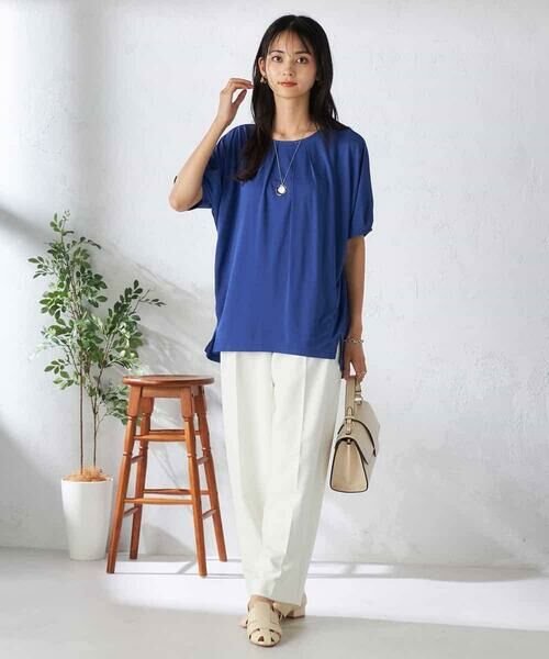 a.v.v / アー・ヴェ・ヴェ カットソー | 【接触冷感/UVカット/吸水速乾】タックチュニックカットソー | 詳細18