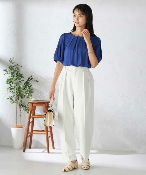 a.v.v / アー・ヴェ・ヴェ カットソー | 【接触冷感/UVカット/吸水速乾】タックチュニックカットソー | 詳細20