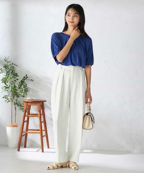 a.v.v / アー・ヴェ・ヴェ カットソー | 【接触冷感/UVカット/吸水速乾】タックチュニックカットソー | 詳細23