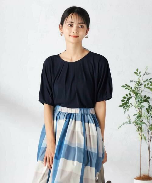 a.v.v / アー・ヴェ・ヴェ カットソー | 【接触冷感/UVカット/吸水速乾】タックチュニックカットソー | 詳細27