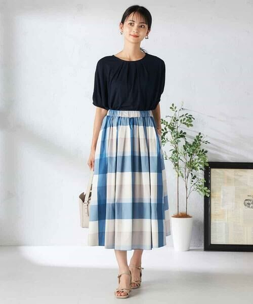 a.v.v / アー・ヴェ・ヴェ カットソー | 【接触冷感/UVカット/吸水速乾】タックチュニックカットソー | 詳細30