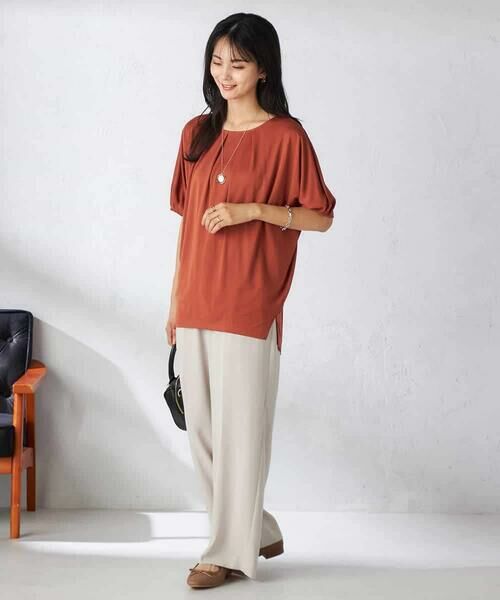 a.v.v / アー・ヴェ・ヴェ カットソー | 【接触冷感/UVカット/吸水速乾】タックチュニックカットソー | 詳細6