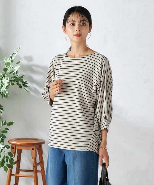 a.v.v / アー・ヴェ・ヴェ カットソー | ボーダードルマントップス | 詳細10