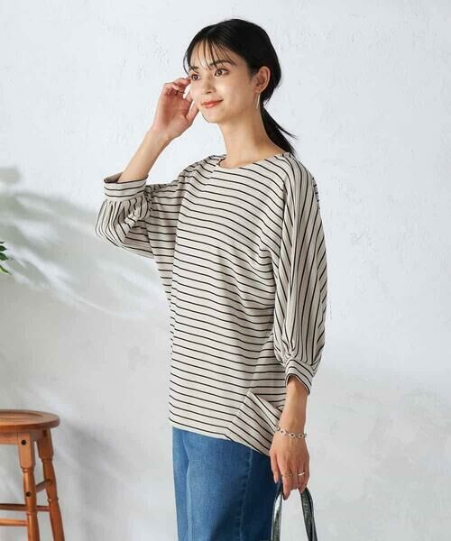 a.v.v / アー・ヴェ・ヴェ カットソー | ボーダードルマントップス | 詳細11