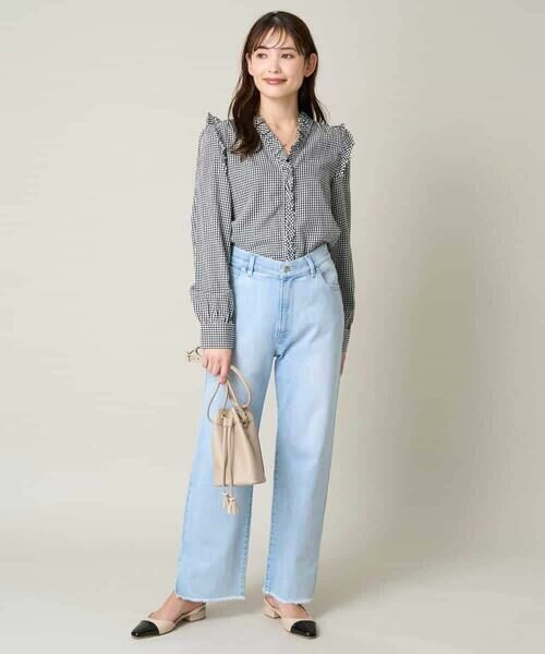 a.v.v / アー・ヴェ・ヴェ その他パンツ | ストレッチデニムストレートパンツ | 詳細10