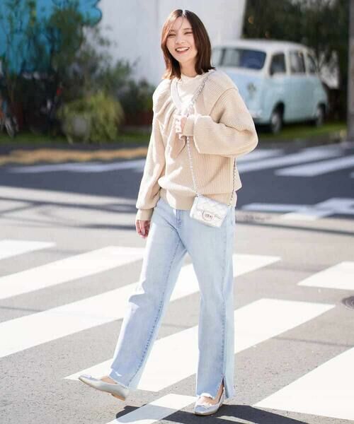 a.v.v / アー・ヴェ・ヴェ その他パンツ | ストレッチデニムストレートパンツ | 詳細6