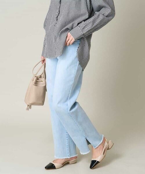 a.v.v / アー・ヴェ・ヴェ その他パンツ | ストレッチデニムストレートパンツ | 詳細7