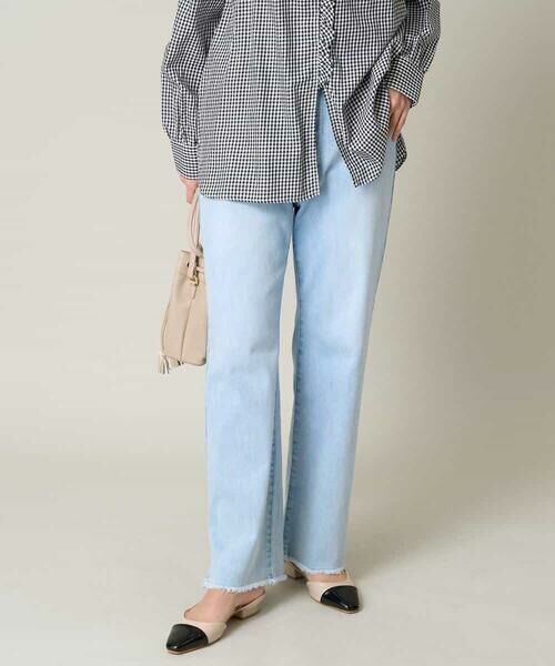 a.v.v / アー・ヴェ・ヴェ その他パンツ | ストレッチデニムストレートパンツ | 詳細8