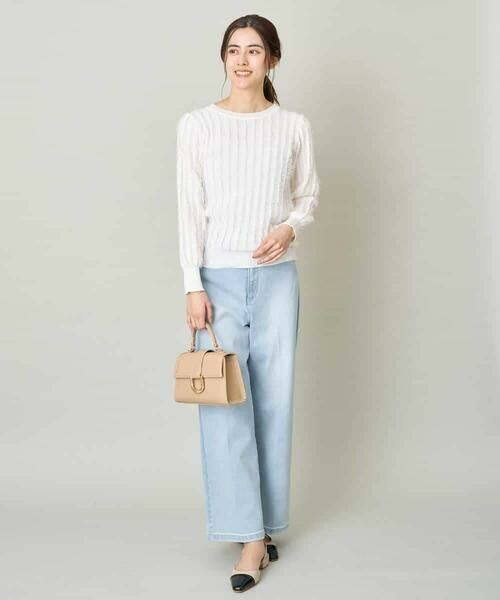 a.v.v / アー・ヴェ・ヴェ その他パンツ | ストレッチデニムワイドパンツ | 詳細1