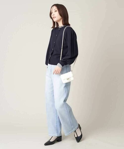 a.v.v / アー・ヴェ・ヴェ その他パンツ | ストレッチデニムワイドパンツ | 詳細10