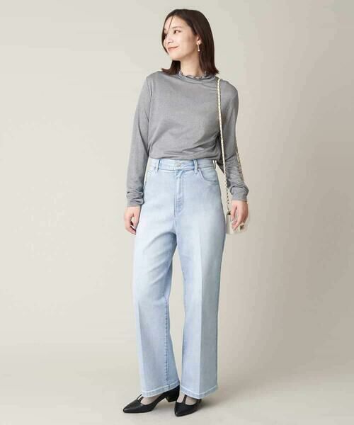 a.v.v / アー・ヴェ・ヴェ その他パンツ | ストレッチデニムワイドパンツ | 詳細12