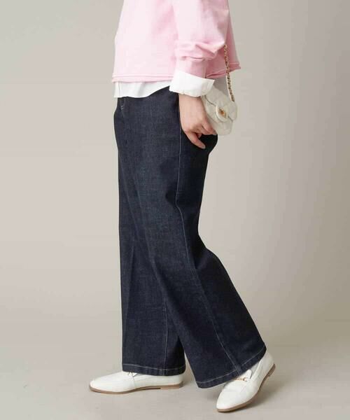 a.v.v / アー・ヴェ・ヴェ その他パンツ | ストレッチデニムワイドパンツ | 詳細14
