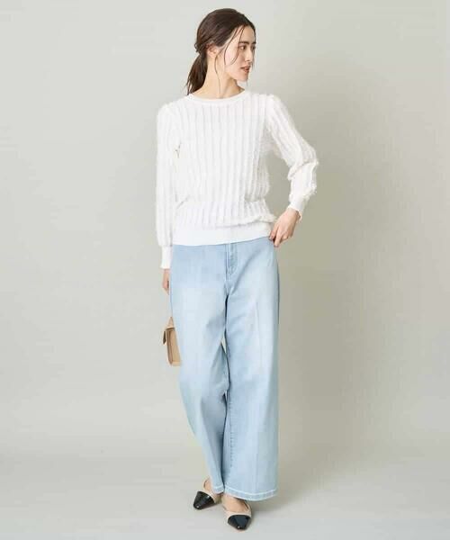 a.v.v / アー・ヴェ・ヴェ その他パンツ | ストレッチデニムワイドパンツ | 詳細2