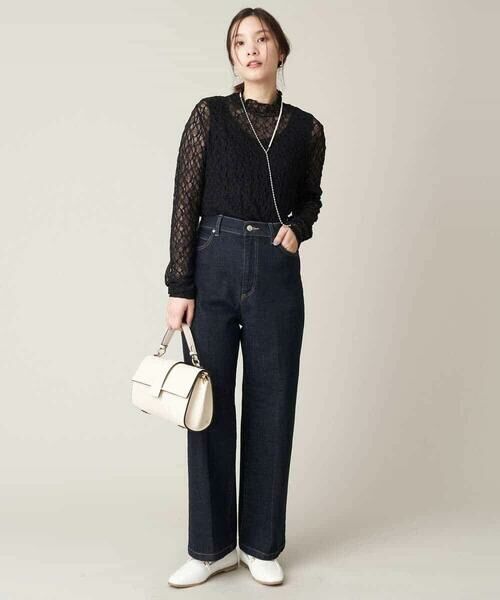 a.v.v / アー・ヴェ・ヴェ その他パンツ | ストレッチデニムワイドパンツ | 詳細20