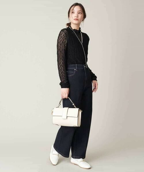 a.v.v / アー・ヴェ・ヴェ その他パンツ | ストレッチデニムワイドパンツ | 詳細21