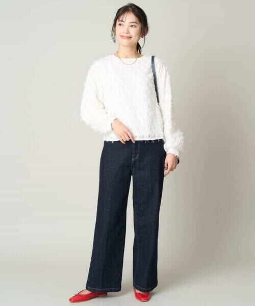 a.v.v / アー・ヴェ・ヴェ その他パンツ | ストレッチデニムワイドパンツ | 詳細23