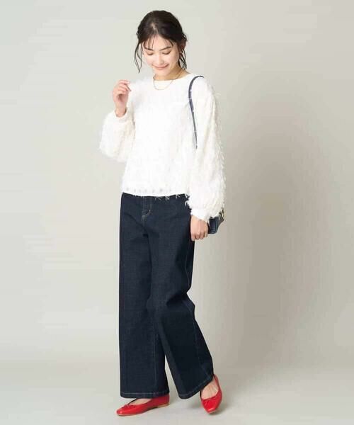 a.v.v / アー・ヴェ・ヴェ その他パンツ | ストレッチデニムワイドパンツ | 詳細24