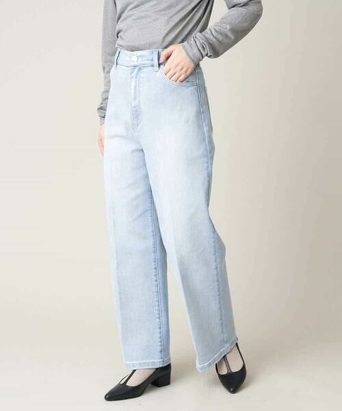 a.v.v / アー・ヴェ・ヴェ その他パンツ | ストレッチデニムワイドパンツ | 詳細26