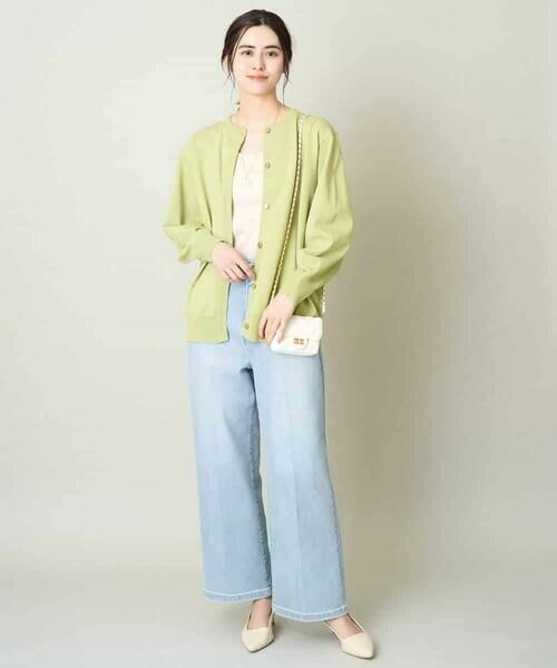 a.v.v / アー・ヴェ・ヴェ その他パンツ | ストレッチデニムワイドパンツ | 詳細4