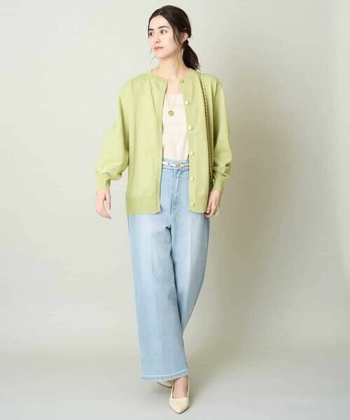 a.v.v / アー・ヴェ・ヴェ その他パンツ | ストレッチデニムワイドパンツ | 詳細5