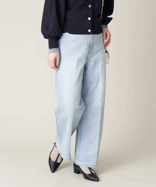 a.v.v / アー・ヴェ・ヴェ その他パンツ | ストレッチデニムワイドパンツ | 詳細8