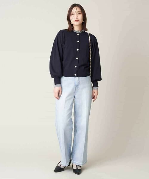 a.v.v / アー・ヴェ・ヴェ その他パンツ | ストレッチデニムワイドパンツ | 詳細9