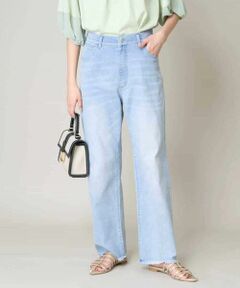 a.v.v / アー・ヴェ・ヴェ その他パンツ | 【接触冷感/マシンウォッシャブル】ストレッチデニムストレートパンツ