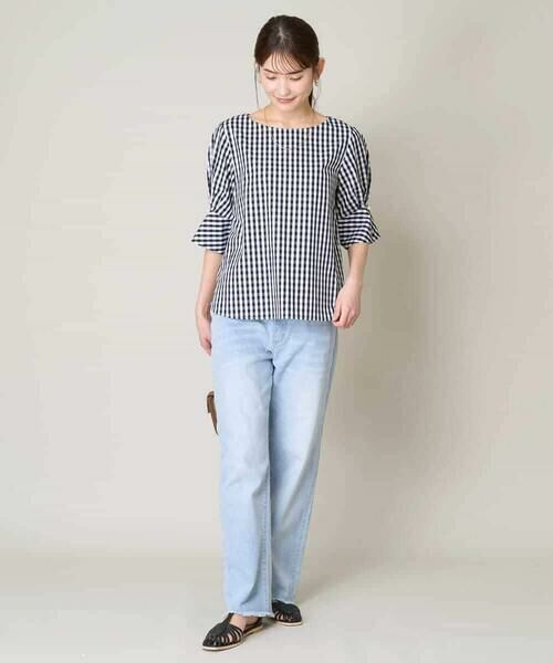 a.v.v / アー・ヴェ・ヴェ その他パンツ | 【接触冷感/マシンウォッシャブル】ストレッチデニムストレートパンツ | 詳細12